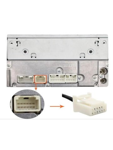 Toyota Corolla-Yaris 2006-2011 Model 6+6 Pin Girişli Orjinal Teyp Dönüştürücü Usb Aux Sd Adaptörü