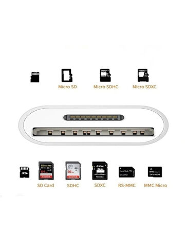 iphone SD - Mıkro SD Kart Kamera Okuyucusu lightning to sd kart genişletici adaptör