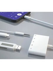 Apple iPad 5'i 1 Arada Lightning to USB TF Okuyucu, Lightning to USB Lightning Kamera adaptörü 3.5mm