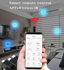 Akıllı Telefon IR Kumanda Kopyalayıcı Adaptörü ios Android Klima TV Kamera Ses Sistemi Kumandası