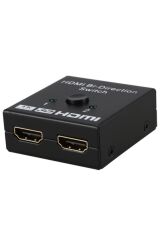 Hdmi Bi-direction Switch 2 Port Çift Yönlü Hdmi Switch Splitter Ekran Monitör Çoklayıcı Çoğaltıcı Bidirection
