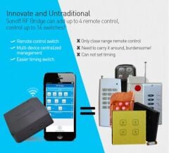SONOFF RF Bridge Wifi 433Mhz Wireless Uzaktan Kontrol Köprüsü Akıllı Ev