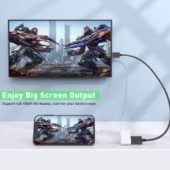 Lightning HDMI Dönüştürücü ipad iphone Hdmi Tv Bağlantı Hdtv Monitör Görüntü Aktarımı Adaptörü