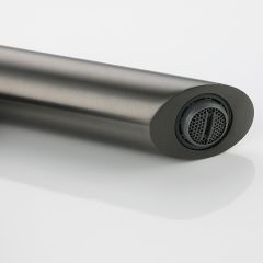 Modern Black Mat Siyah Tezgah Üstü Lavabo Bataryası Özel Tasarım Döner Banyo Lavabo Bataryası