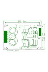 DC 12V 36V 15A 500W Fırçasız Motor Sürücü Soğutucu Pwm Bldc Hız Kontrol Kartı İleri Geri Yön