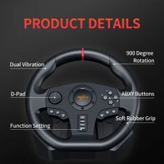 Anunnaki Pxn V900 Direksiyon Seti Çift Motorlu Titreşim Özelliği Kolay Sabitlenir Uzun Ömürlü Xbox Pc PS Uyumlu Set