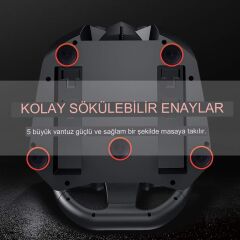 Anunnaki Pxn V900 Direksiyon Seti Çift Motorlu Titreşim Özelliği Kolay Sabitlenir Uzun Ömürlü Xbox Pc PS Uyumlu Set