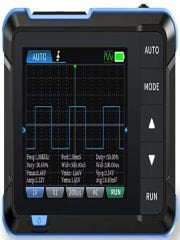 FNIRSI DSO153 Dijital Taşınabilir Osiloskop, 1MHz/200KHz Bant Genişliği, Sinyal Jeneratörü