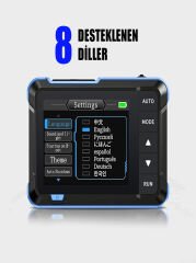 FNIRSI DSO153 Dijital Taşınabilir Osiloskop, 1MHz/200KHz Bant Genişliği, Sinyal Jeneratörü