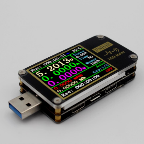 Anunnaki FNB48 USB Test Cihazı PD Voltmetre ampermetre Akım QC4 + PD3.0 2.0 PPS Şarj Kapasite Ölçer