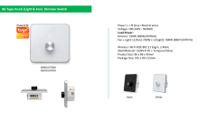 WIFI Dimmer Işık Anahtarı Topuzu Akıllı Duvar Anahtarı Zigbee Smart Life Iphone Android Kontrol