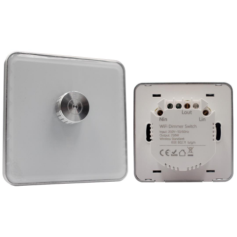 WIFI Dimmer Işık Anahtarı Topuzu Akıllı Duvar Anahtarı Zigbee Smart Life Iphone Android Kontrol
