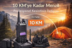 Baofeng Uv-82 Dual Band Telsiz + Şarj İstasyonu + Kulaklık Hediye