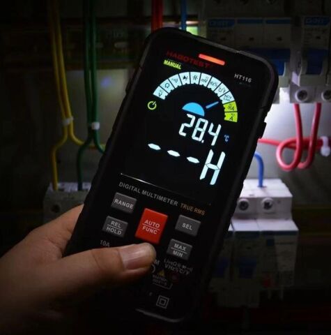 HABOTEST HT116 9999 Sayım True RMS Evrensel LCD Ekran Dijital Multimetre