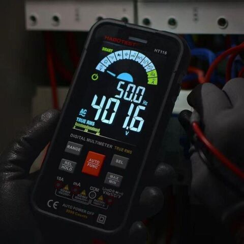 HABOTEST HT116 9999 Sayım True RMS Evrensel LCD Ekran Dijital Multimetre