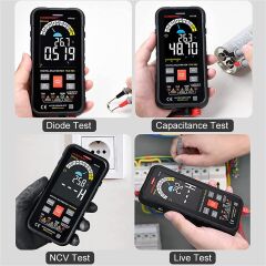 HABOTEST HT116 9999 Sayım True RMS Evrensel LCD Ekran Dijital Multimetre