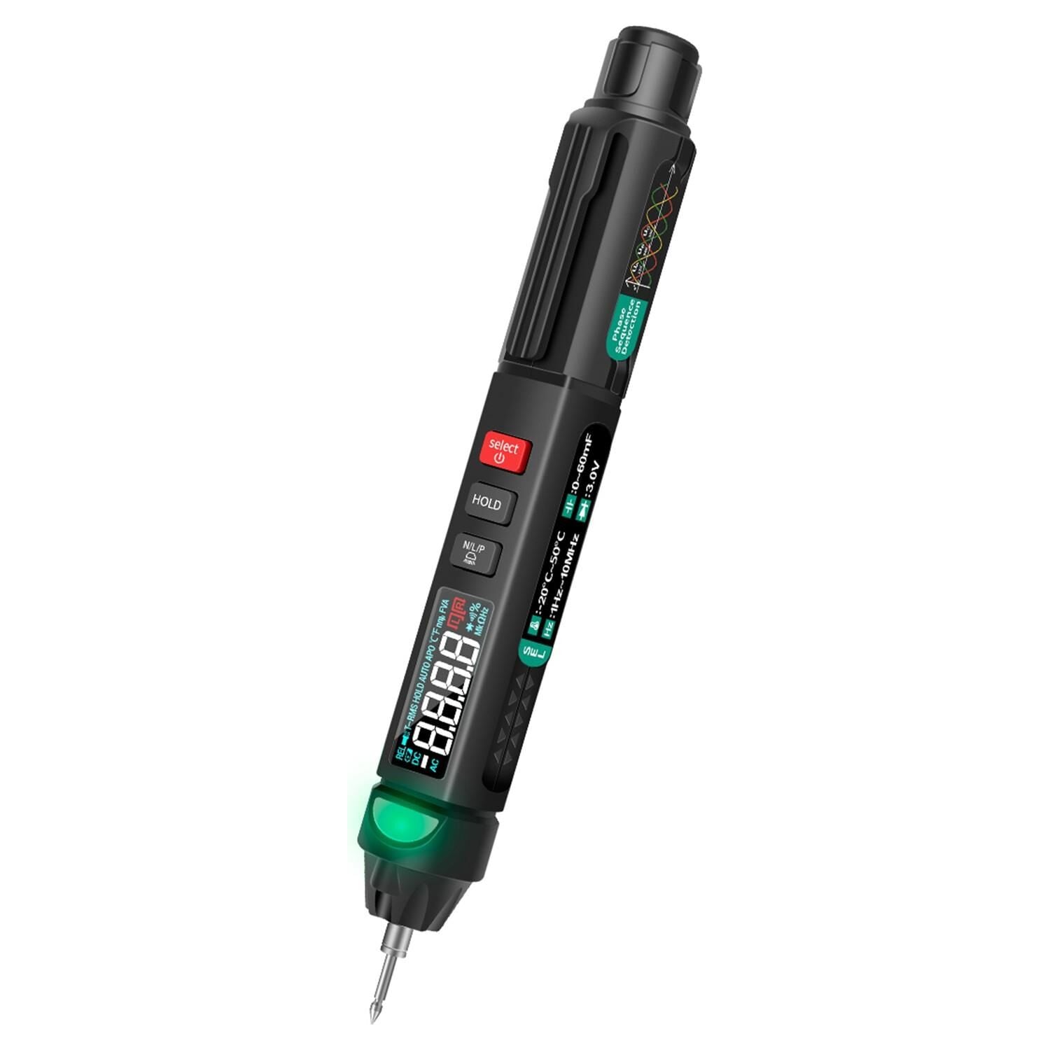 ANENG A3008 Dijital Profesyonel Multimetre Sensör Kalem Tester AC Gerilim Metre Temassız Voltmetre