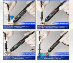 ANENG A3008 Dijital Profesyonel Multimetre Sensör Kalem Tester AC Gerilim Metre Temassız Voltmetre