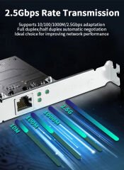 TL-NG421 PCIe 2.5G LAN Kartı | Wake on LAN (WOL) Destekli Ethernet Adaptörü