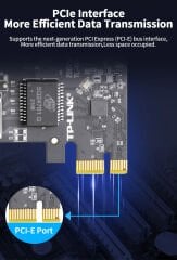 TL-NG421 PCIe 2.5G LAN Kartı | Wake on LAN (WOL) Destekli Ethernet Adaptörü