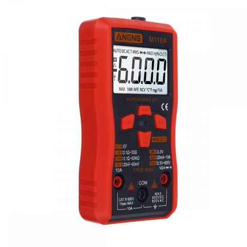 ANENG M118A LCD Ekran Mini Dijital Multimetre