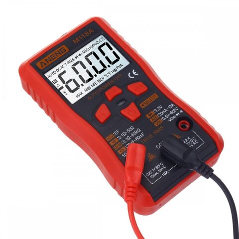 ANENG M118A LCD Ekran Mini Dijital Multimetre
