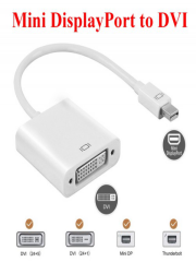 MiniDP Mini DisplayPort To DVI-A Dönüştürücü Çevirici Adaptör
