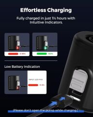 Elektronik Şarjlı Hava Pompası ve Giysi Vakumu Tiny Pump2 X Şişirme ve Vakumlama Aleti