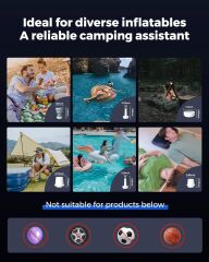 Elektronik Şarjlı Hava Pompası ve Giysi Vakumu Tiny Pump2 X Şişirme ve Vakumlama Aleti