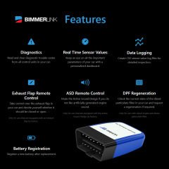 Soylu Elektronik BMW Uyumlu Arıza Tespit Cihazı Vlinker BM+ V2.2 Bt4.0 Bimmercode IOS Android