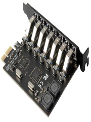 Pci-E Express 7 Port USB 3.0 Hub Çoklayıcı Çoğaltıcı Çevirici