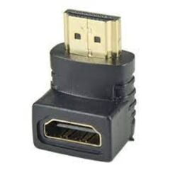 Anunnaki HDMI L Tip 90 Derece Hdmı Dişi Erkek Ara 90° Adaptör  Dönüştürücü HDMI Erkek to Dişi