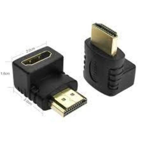 Anunnaki HDMI L Tip 90 Derece Hdmı Dişi Erkek Ara 90° Adaptör  Dönüştürücü HDMI Erkek to Dişi