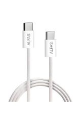 Type-C Şarj Kablosu 1m PD 60W 3A 1Gbps Hızlı Şarj & Data Transfer Usb-c Iphone Android Örgülü Kablo