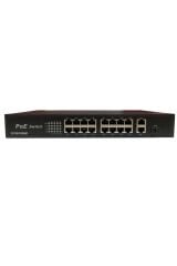 Anunnaki 10316KE 16+2+1 Port Gigabit Poe Switch 16FE+2GE+1SFP IP Kamera Network Poe Gigabit Switch