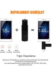 Type-c & Lightning & Usb Flash Bellek 3 in 1 128Gb Usb3.0 Apple Android Pc Flash Bellek Sürücü