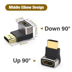 Anunnaki 90 Derece HDMI Çevirici Dönüştürücü 8K