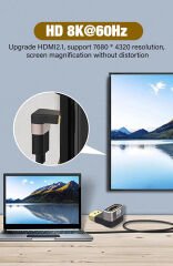 Anunnaki 90 Derece HDMI Çevirici Dönüştürücü 8K