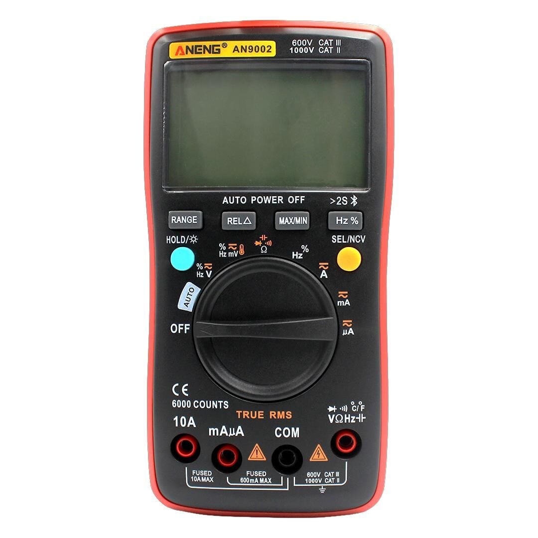 ANENG AN9002 Dijital  RMS Multimetre 6000 Sayar Profesyonel  AC / DC Akım Gerilimi Test Cihazı