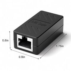Anunnaki RJ45 Coupler Extender Ethernet Kablo Bİrleştirici Adaptör - CAT5/CAT6 Uyumlu Tak-Çalıştır