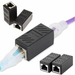 Anunnaki RJ45 Coupler Extender Ethernet Kablo Bİrleştirici Adaptör - CAT5/CAT6 Uyumlu Tak-Çalıştır