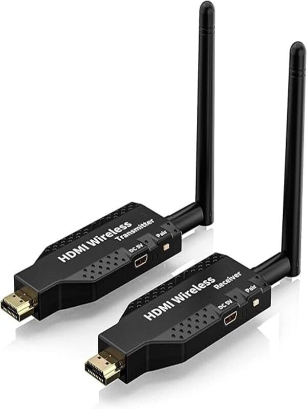 Kablosuz Hdmı Görüntü Aktarma Adaptörü Alıcı Verici 1080P 4K HD Kablosuz HDMI Bağlantı Adaptörü