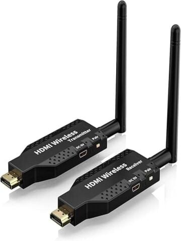 Kablosuz Hdmı Görüntü Aktarma Adaptörü Alıcı Verici 1080P 4K HD Kablosuz HDMI Bağlantı Adaptörü