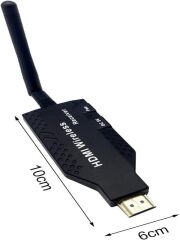 Kablosuz Hdmı Görüntü Aktarma Adaptörü Alıcı Verici 1080P 4K HD Kablosuz HDMI Bağlantı Adaptörü