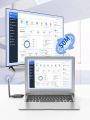 Kablosuz Hdmı Görüntü Aktarma Adaptörü Alıcı Verici 1080P 4K HD Kablosuz HDMI Bağlantı Adaptörü