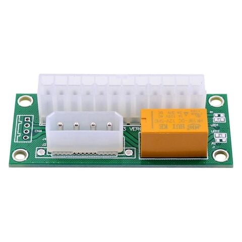 24 Pin to 4 Pin 2 ATX Güç Kaynağı Birleştirici