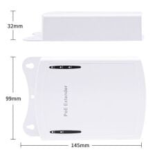AN3112 PoE Extender 1 Giriş 2 Çıkış Gigabit Güç ve Veri Uzatıcı 25.5W IP Kamera AP PoE Repeater