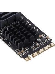 M.2 NGFF B-KEY SATA'dan 5 bağlantı noktalı SATA3 6Gbps genişletme kartı JM575 ana kontrol PH57