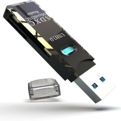 Anunnaki USB 3.0 2‑in‑1 SD TF Kart Okuyucu & Dönüştürücü Hub Veri Aktarıcı Adaptör