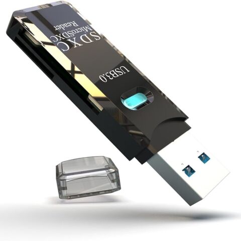 Anunnaki USB 3.0 2‑in‑1 SD TF Kart Okuyucu & Dönüştürücü Hub Veri Aktarıcı Adaptör